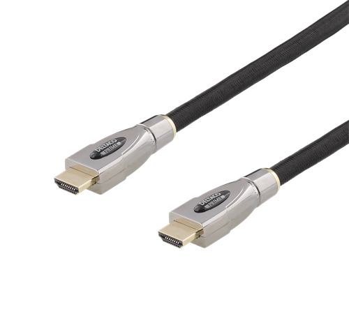 UTGATT1 DELTACO PRIME aktiv HDMI kabel, Broderad 20m - Svart