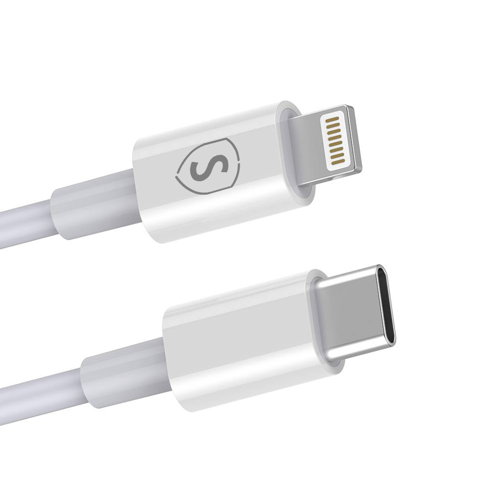 SiGN SiGN USB-C till Lightning kabel 20W 2m - Vit