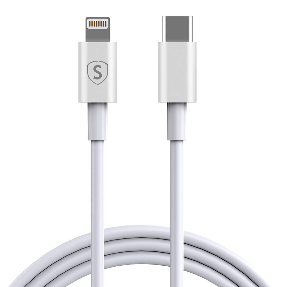 SiGN SiGN USB-C till Lightning kabel 20W 2m - Vit