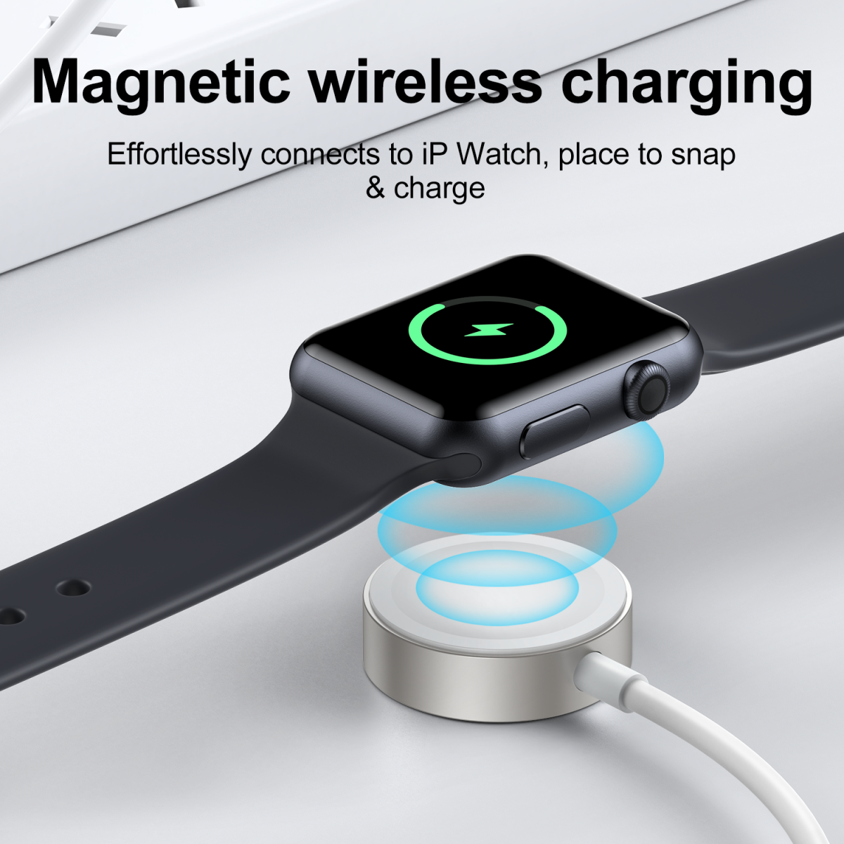SiGN SiGN Magnetisk USB-C Laddare för Apple Watch 2.5W 1.2m - Vit