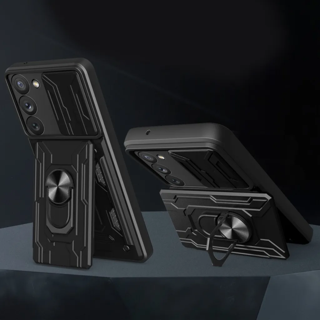 Taltech Mobilskal till Galaxy S23 Plus Korthållare - Svart