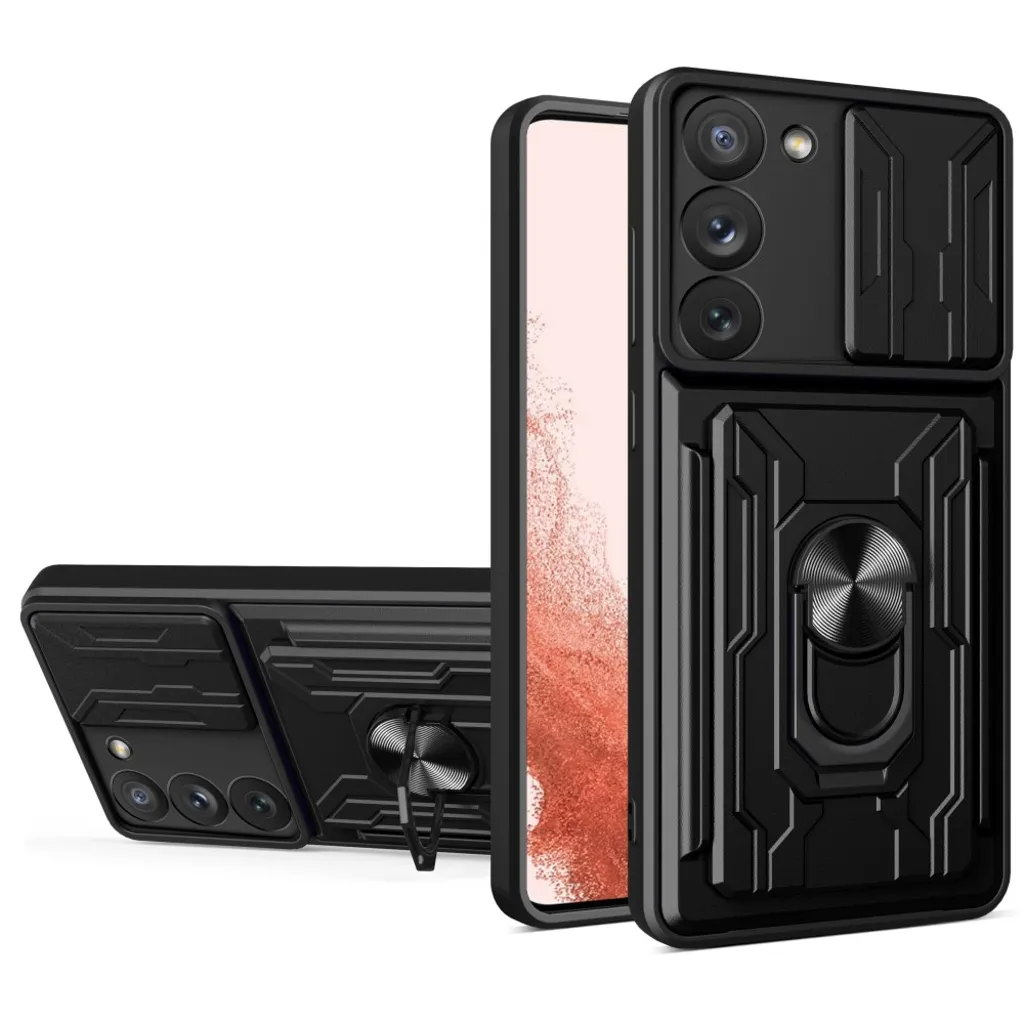 Taltech Mobilskal till Galaxy S23 Plus Korthållare - Svart