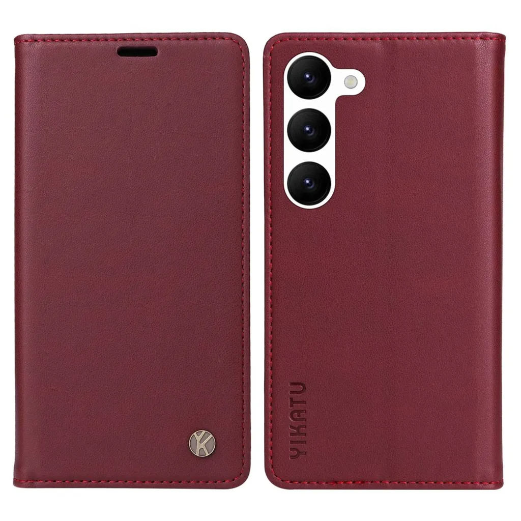 YIKATU YIKATU Galaxy S23 Plånboksfodral - Wine