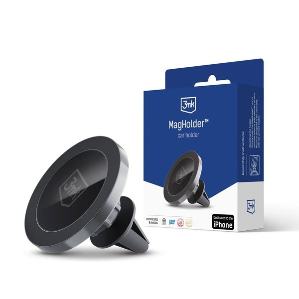 3MK 3MK Bilhållare till ventilationsgrill Magsafe - Svart