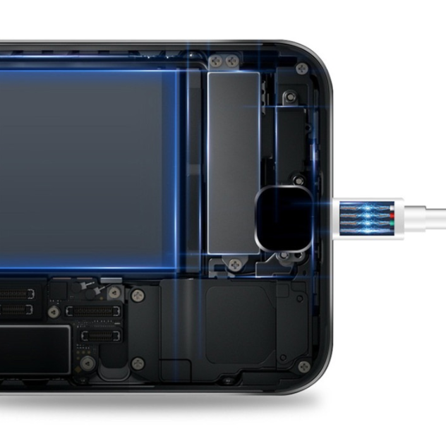 SiGN SiGN SuperCharge USB-C till USB-A kabel 5A 2m - Vit