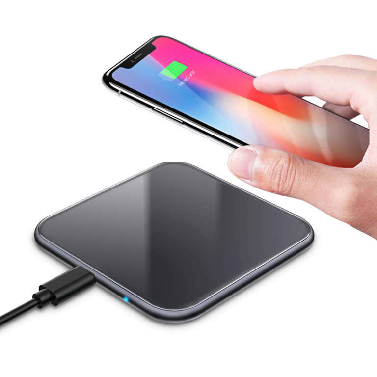 SiGN SiGN Trådlös Snabbladdare för iPhone & Android, 15W - Svart