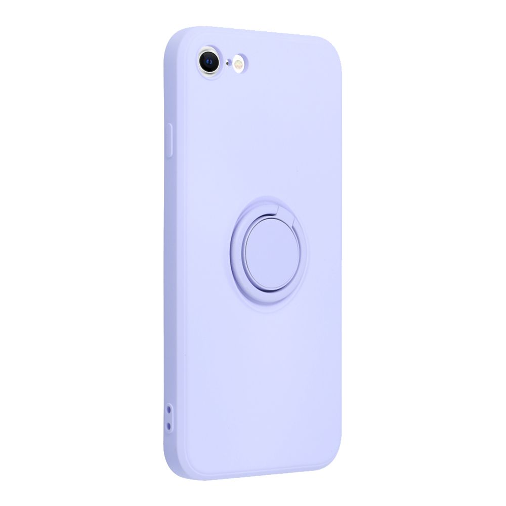 Forcell Forcell iPhone 7/8/SE (2020/2022) Skal Silikon Ring - Violett