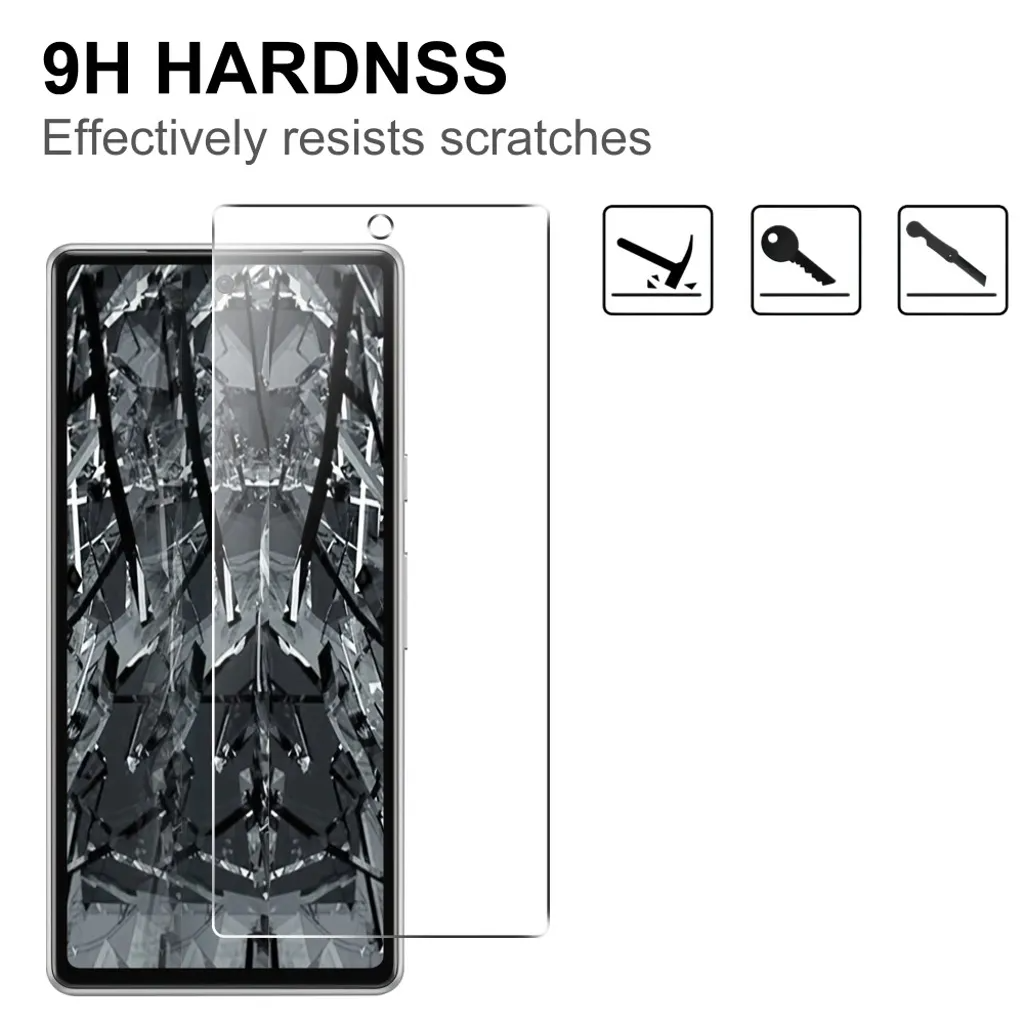 Taltech Google Pixel 7A Härdat Glas Skärmskydd - Transparent