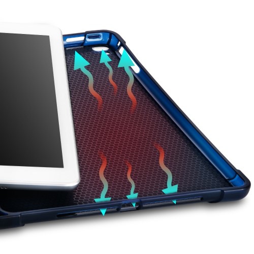 OEM iPad 9.7 (2017/2018/Air/Air2) Fodral Tri-fold - Blå