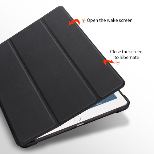 OEM iPad 9.7 (2017/2018/Air/Air2) Fodral Tri-fold - Svart