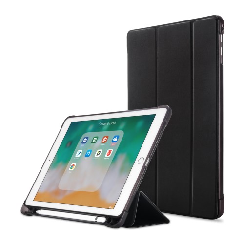 OEM iPad 9.7 (2017/2018/Air/Air2) Fodral Tri-fold - Svart