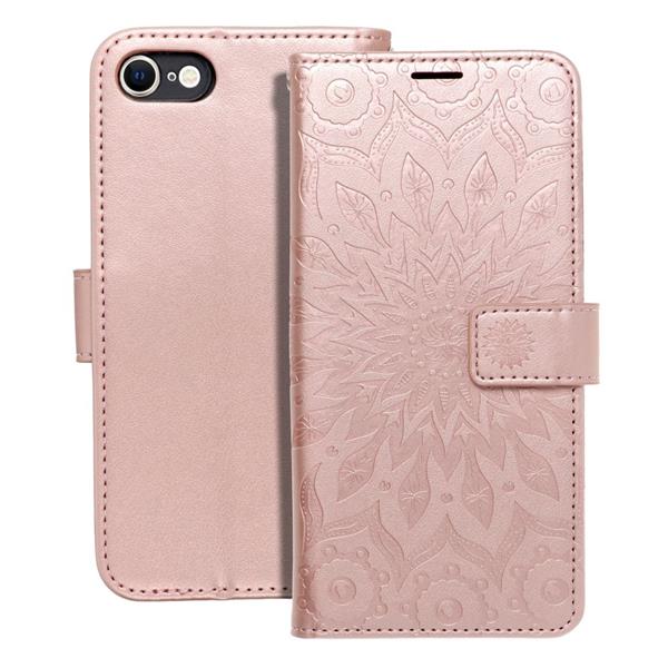 Forcell Forcell iPhone 7/8/SE (2020/2022) Plånboksfodral Mezzo - Mandala Rosa guld