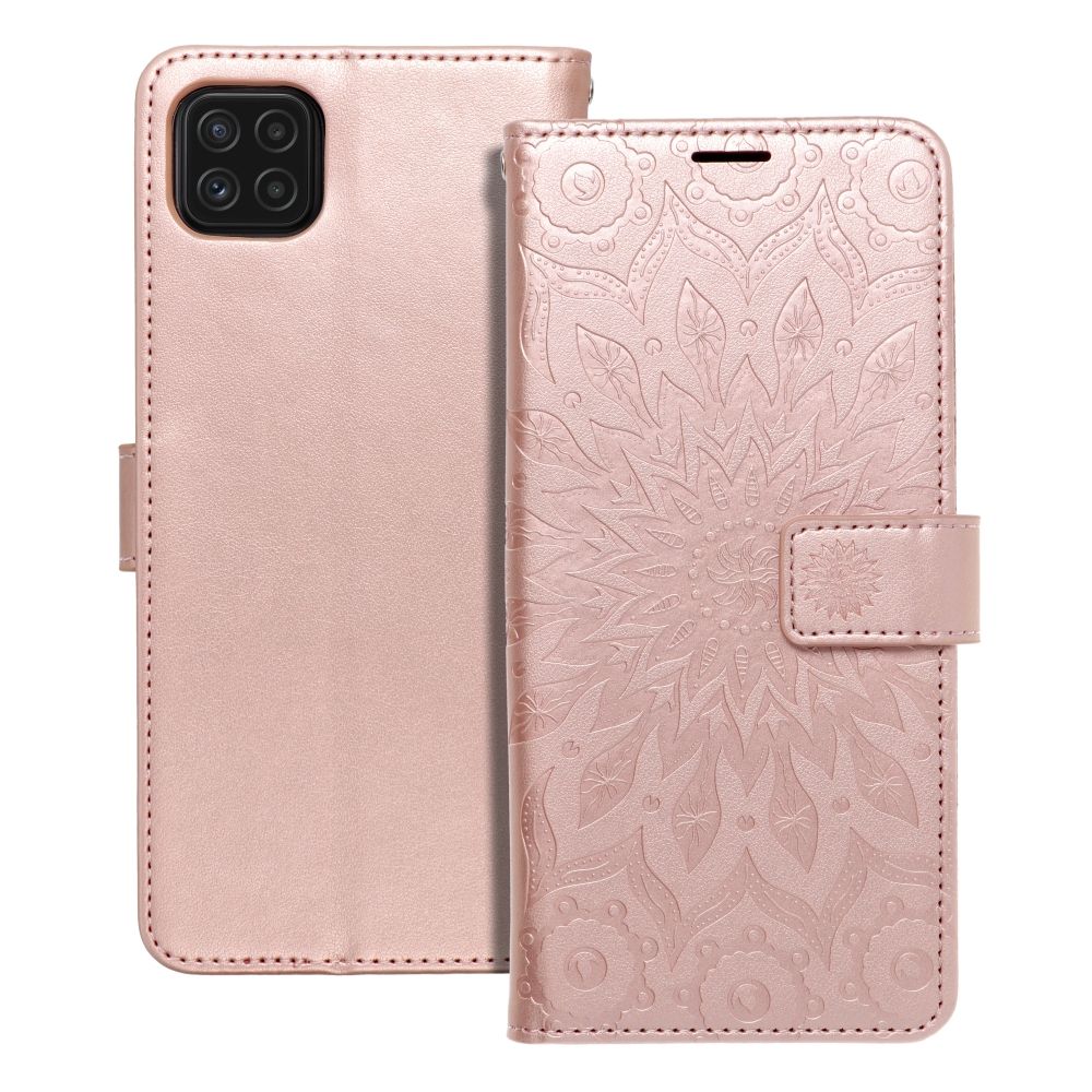 OEM Galaxy A22 5G Fodral Mezzo - Mandala Rosa guld