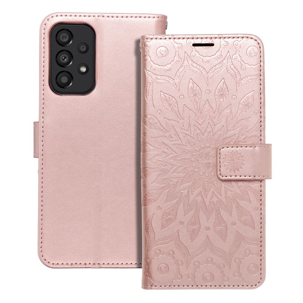Forcell Forcell Galaxy A33 5G Fodral Mezzo - Mandala Rosa guld