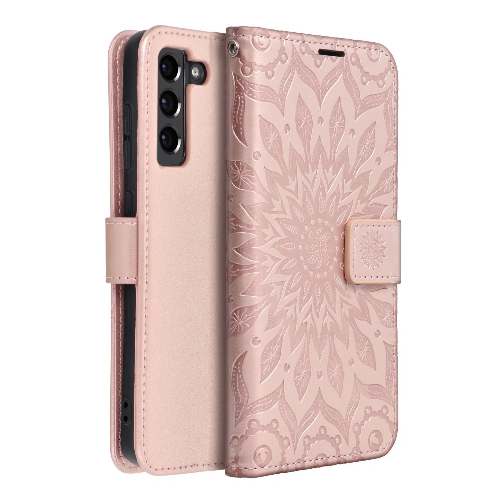 OEM Forcell Galaxy S21 FE Fodral Mezzo - Mandala Rosa guld