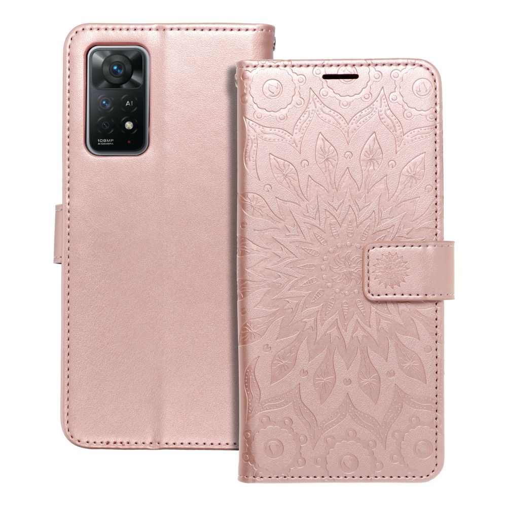 Forcell Forcell Xiaomi Redmi Note 11 Pro 4G/5G Fodral Mezzo - Mandala Rosa guld