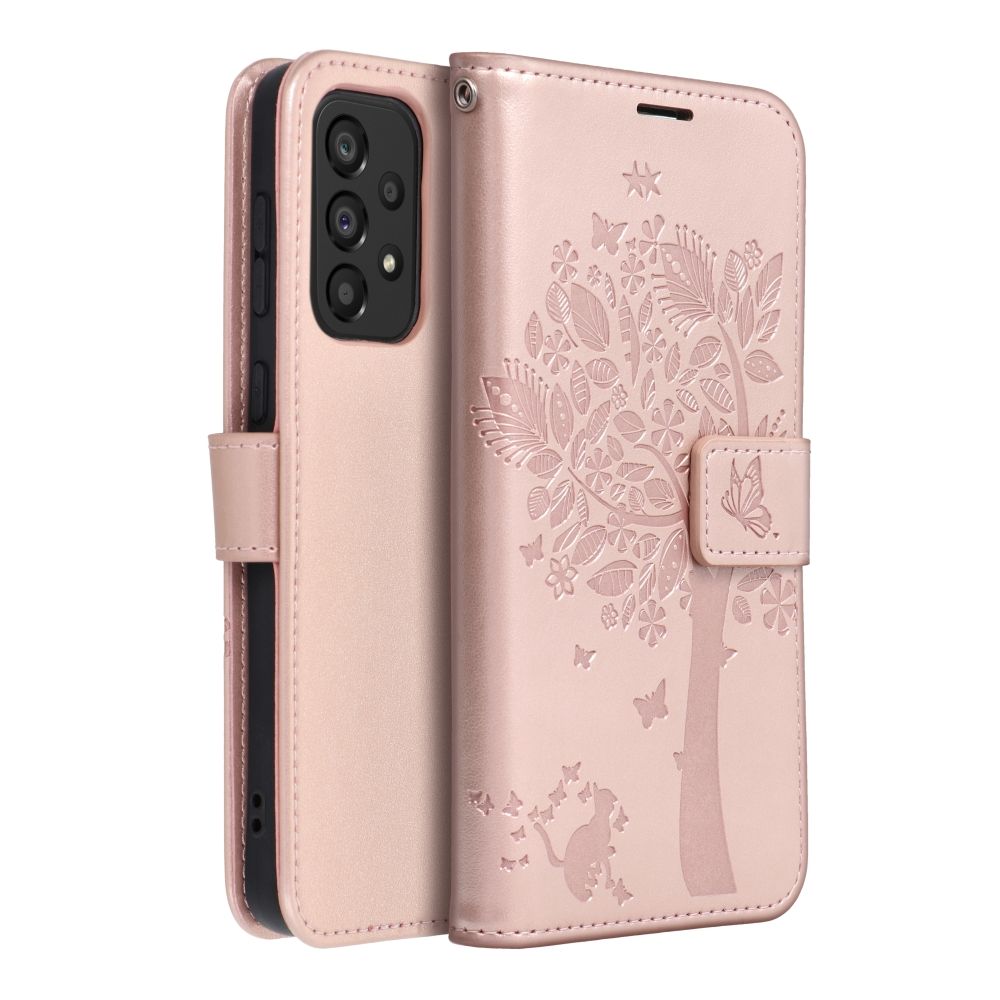Forcell Forcell Galaxy A53 5G Fodral Mezzo - Träd Rosa Guld
