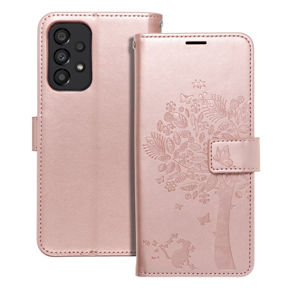 Forcell Forcell Galaxy A53 5G Fodral Mezzo - Träd Rosa Guld