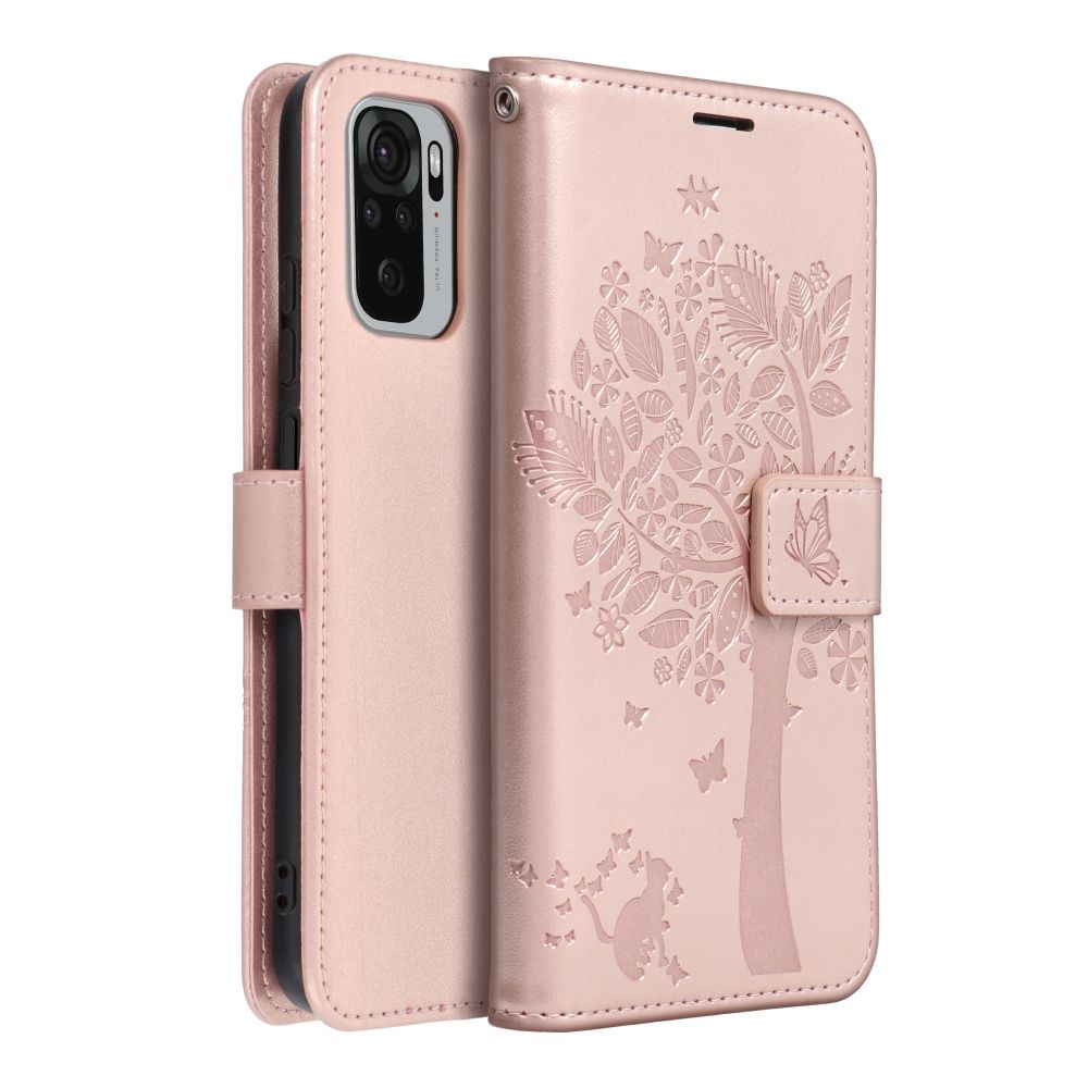 Forcell Forcell Xiaomi Mi 11 Lite 4G/5G Fodral Mezzo - Träd Rosa Guld