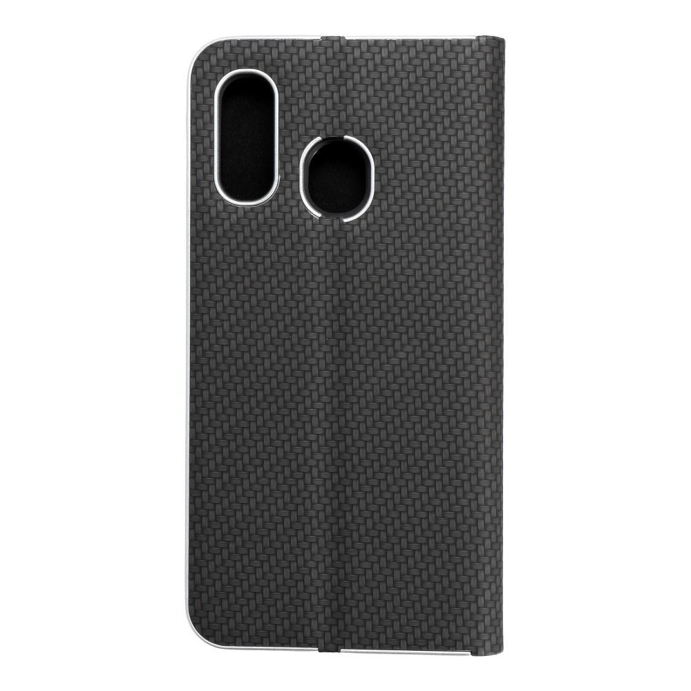 Forcell Forcell Galaxy A40 Fodral Luna Carbon - Svart