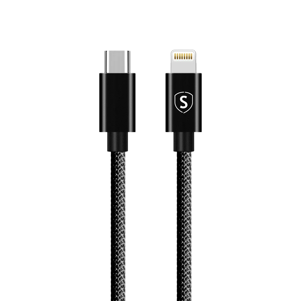 SiGN SiGN USB-C till Lightning kabel 20W 0.25m - Svart