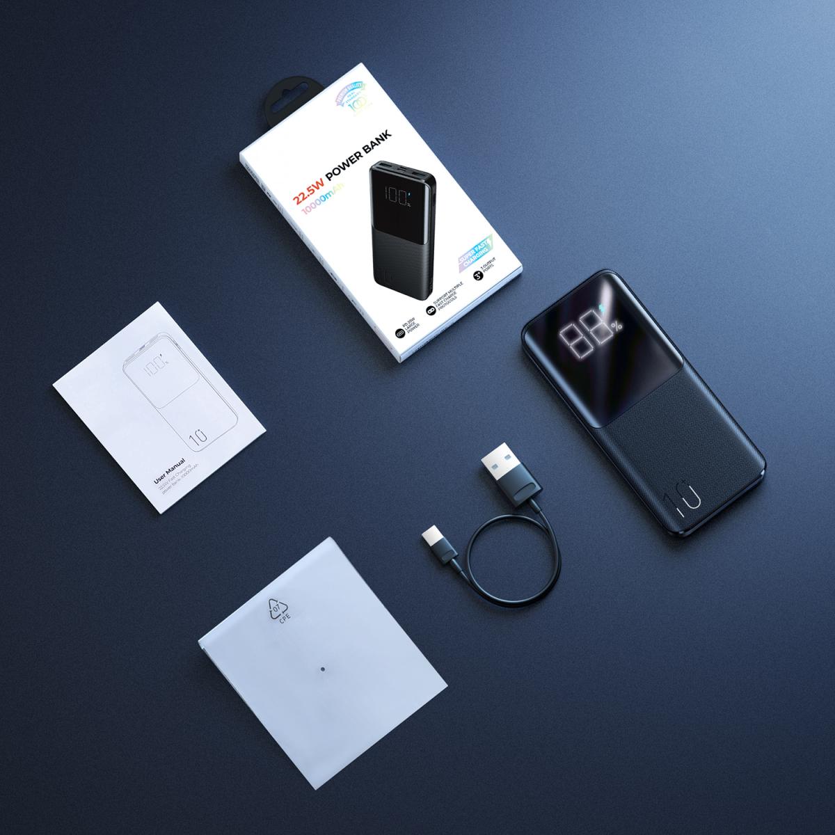 SiGN SiGN Super Charge LED Powerbank 10.000mAh 22.5W - Svart