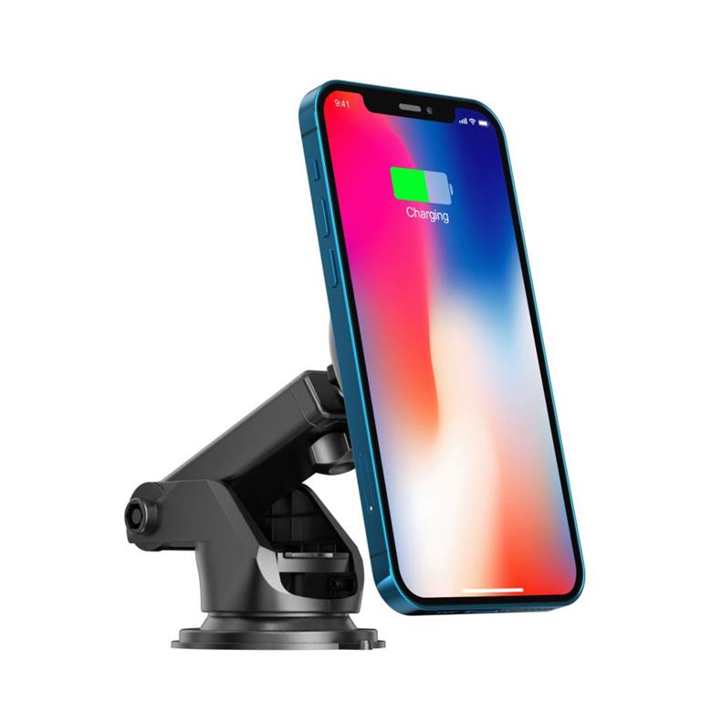 Tech-Protect Magsafe Bilhållare Trådlös Laddare 15W A2 till instrumentbräda - Svart