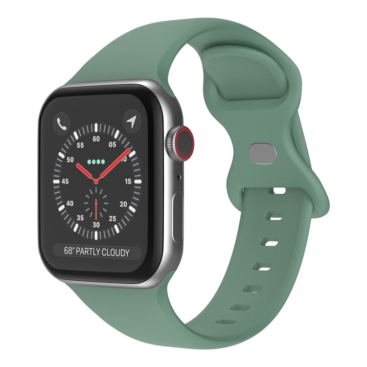 OEM Apple Watch 7 45mm Armband Silikon - Furugrön