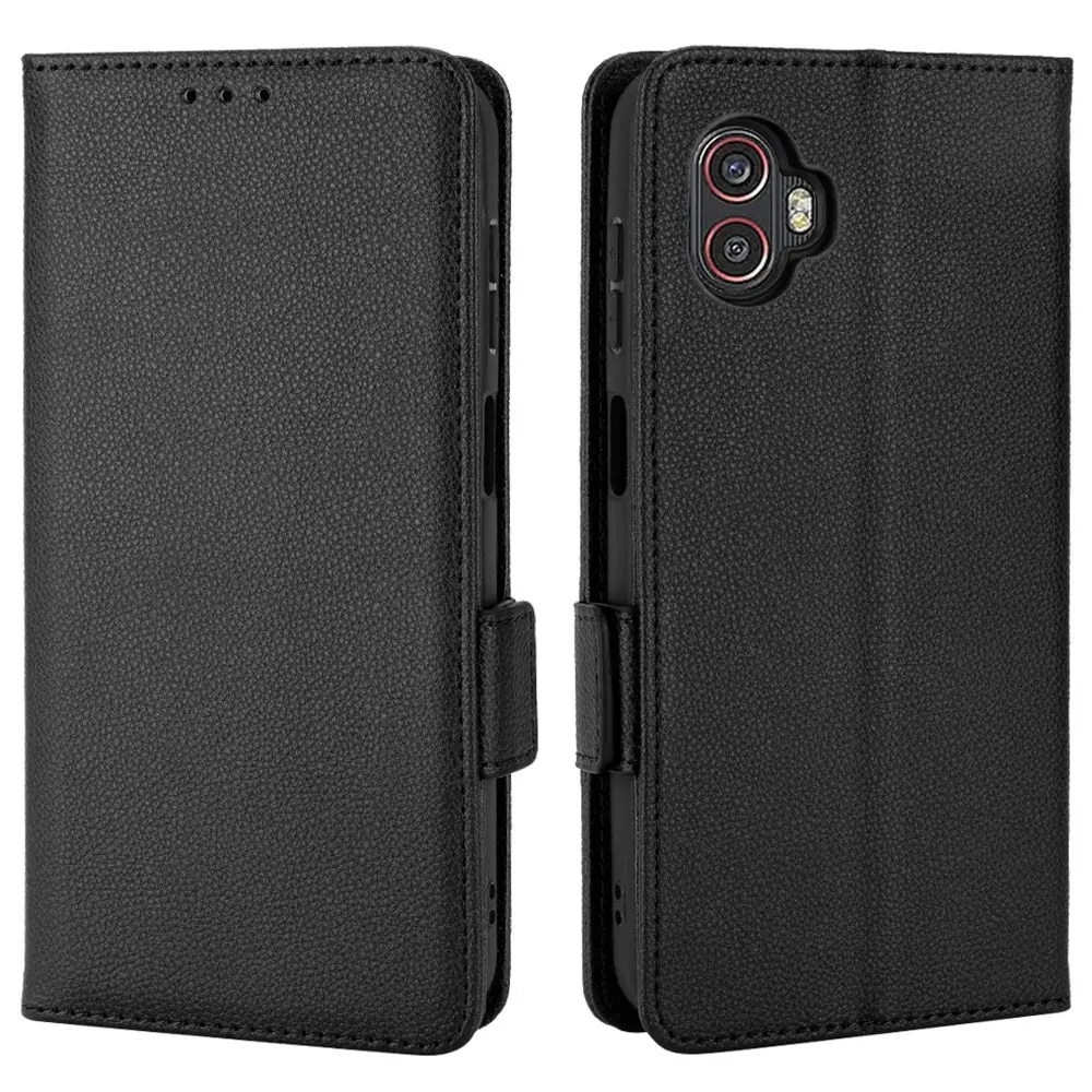 Taltech Galaxy Xcover 6 Pro Plånboksfodral PU Läder - Svart
