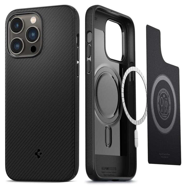 Spigen Spigen iPhone 14 Pro Max Skal Mag Armor - Matte Svart