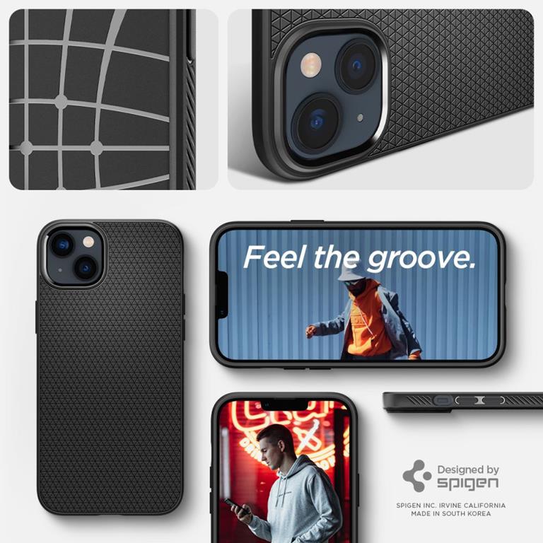 Spigen Spigen iPhone 14 Pro Max Skal Liquid Air - Matte Svart