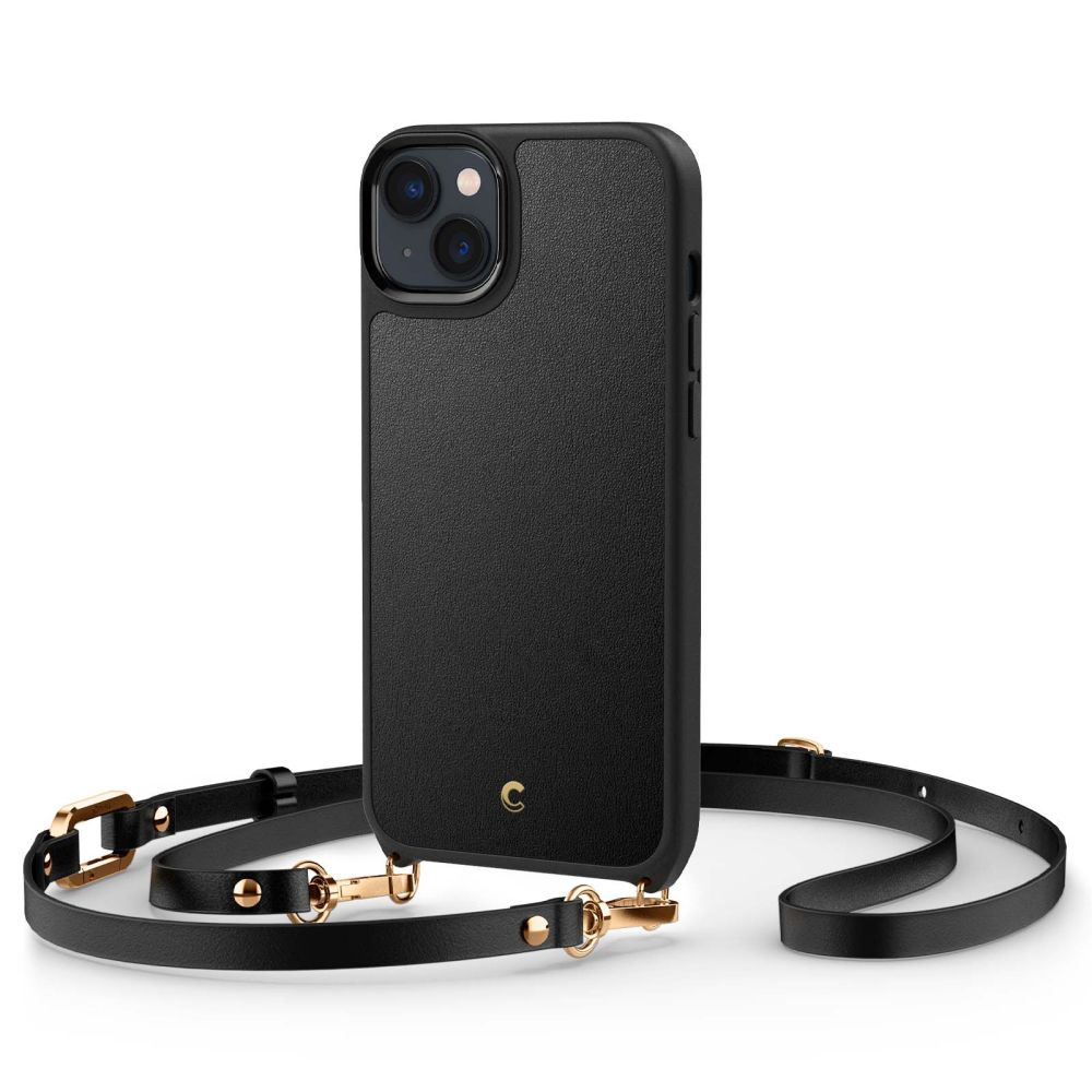 Spigen Spigen iPhone 14 Plus Magsafe Skal med Halsband Cyrill Charm - Svart