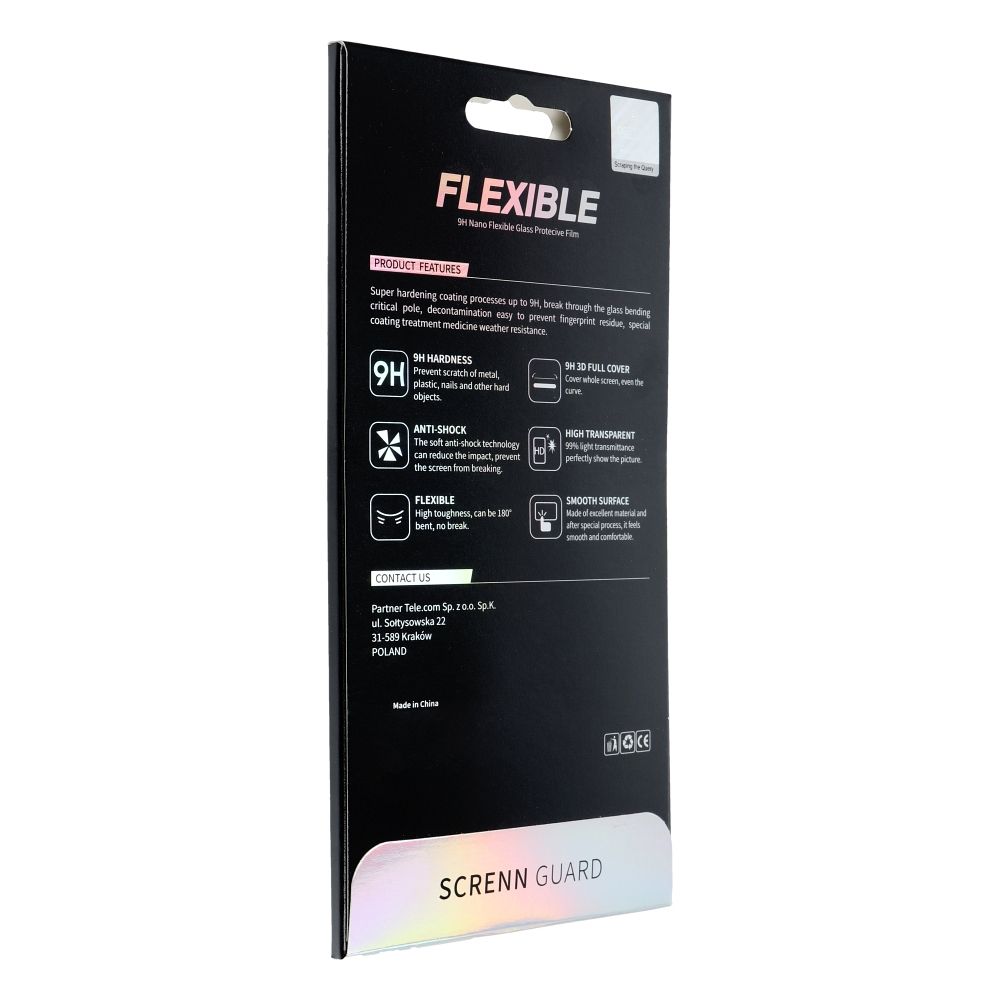 Bestsuit Bestsuit iPhone 14 Pro Max Skärmskydd Flexible Glas - Svart