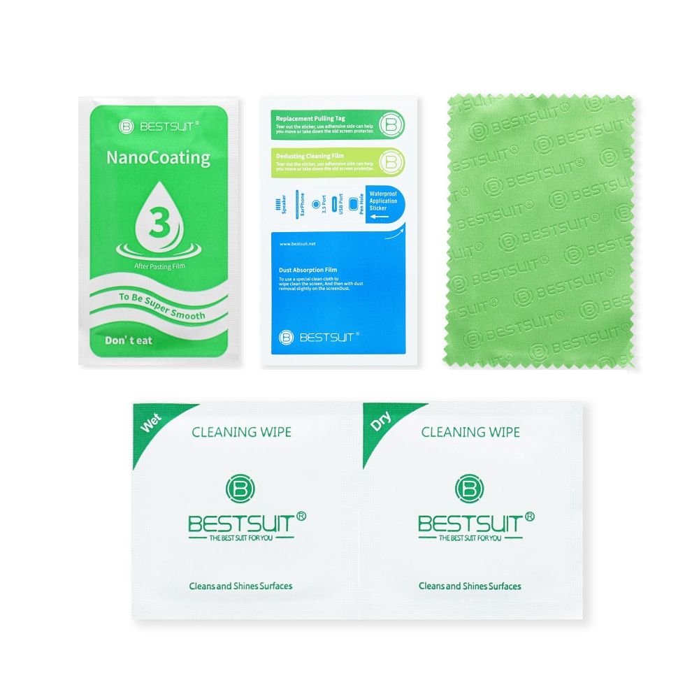 Bestsuit Bestsuit iPhone 14 Pro Max Skärmskydd Flexible Glas - Svart