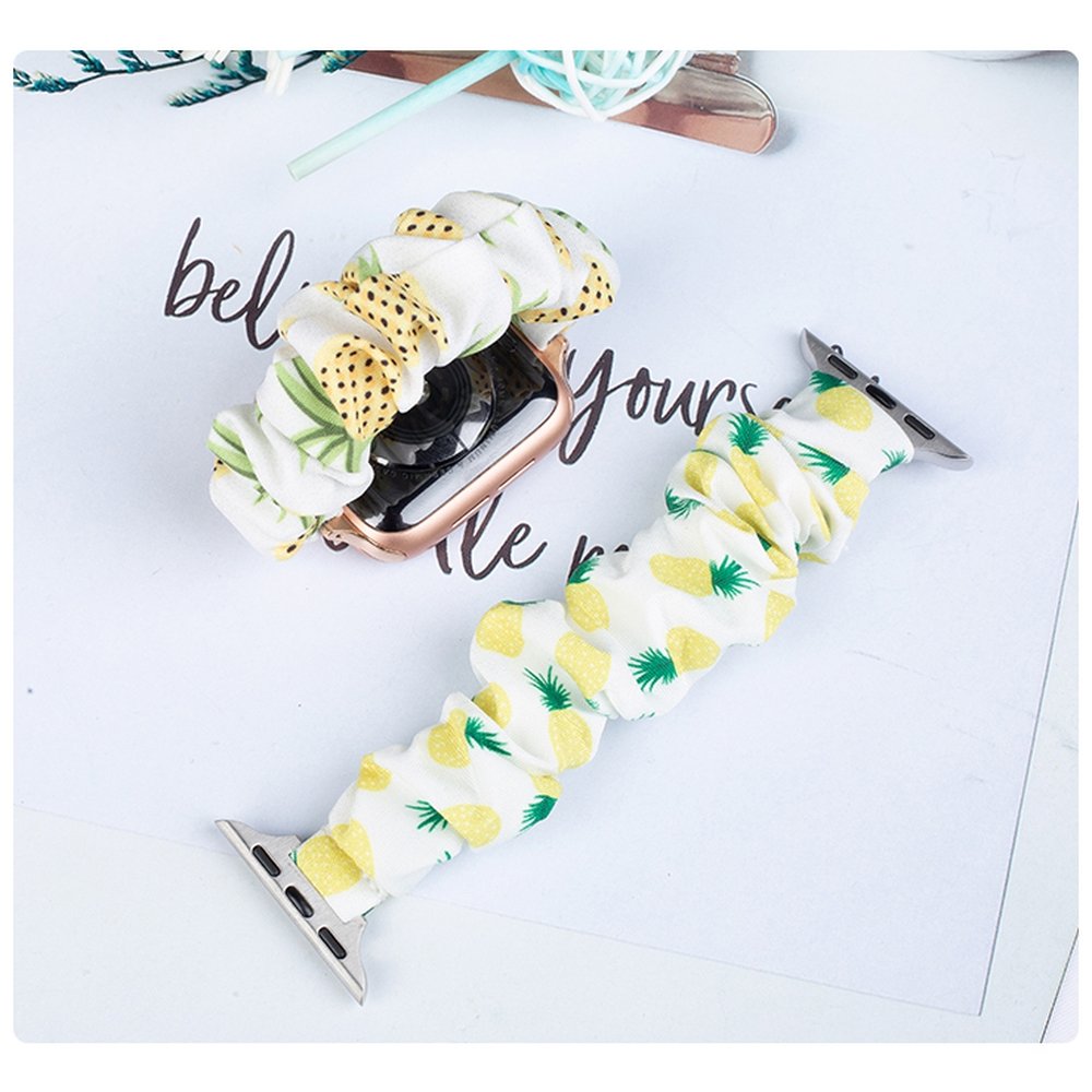 OEM Apple Watch 2/3/4/5/6/7/SE (38/40/41mm) Armband Tyg - Kiwi