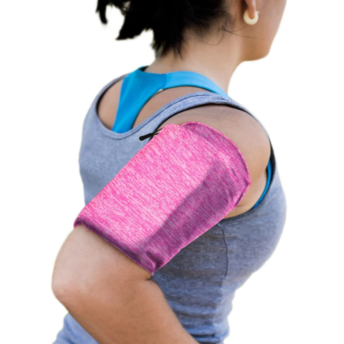 OEM Elastic Fabric Armband S Running Fitness - Rosa