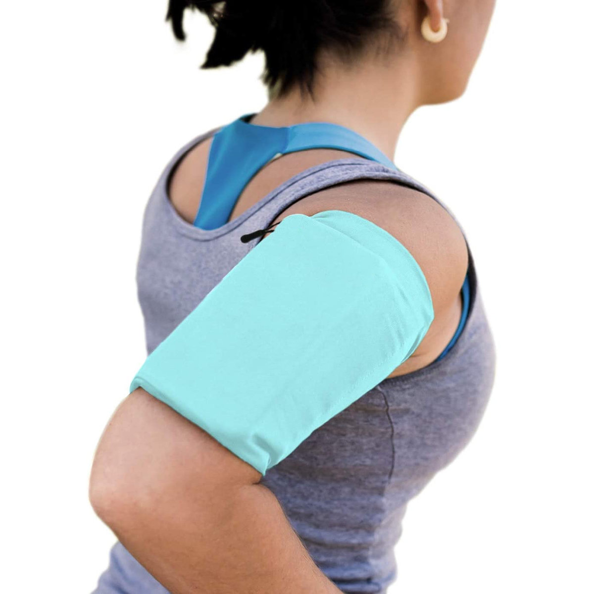 OEM Elastic Fabric Armband XL Running Fitness - Blå
