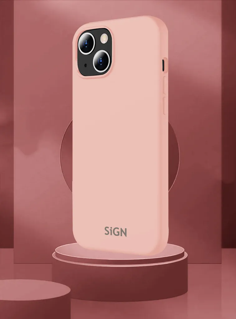 SiGN SiGN Mobilskal till iPhone 15 Plus Liquid Silikon - Rosa
