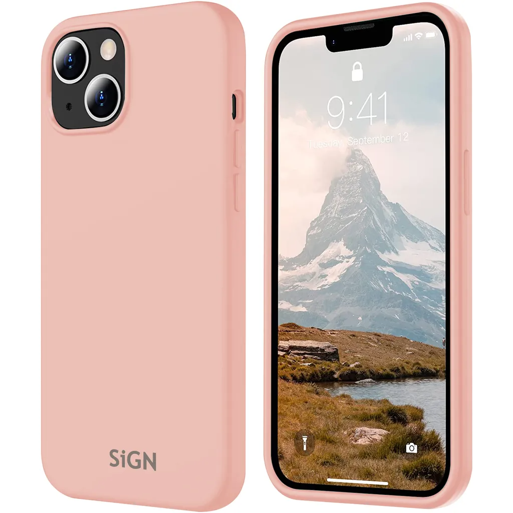 SiGN SiGN Mobilskal till iPhone 15 Plus Liquid Silikon - Rosa