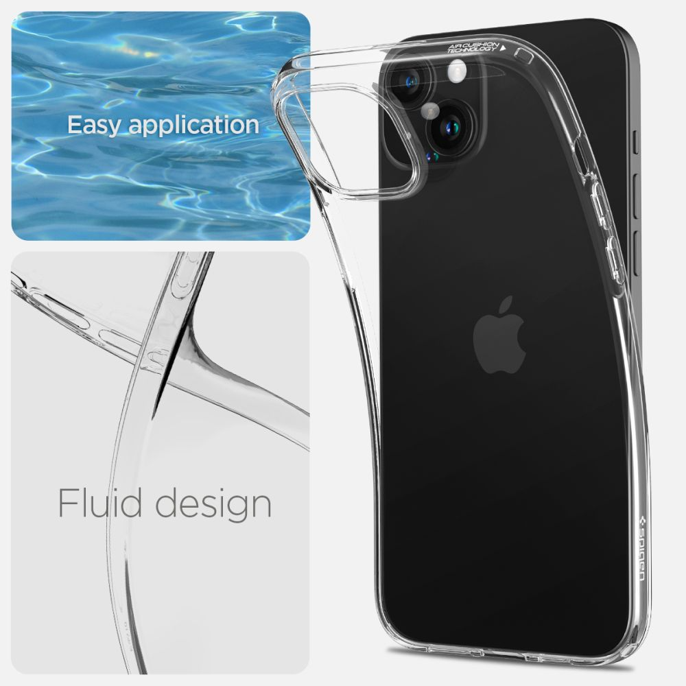 Spigen Spigen Mobilskal till iPhone 15 Plus Liquid Crystal - Clear