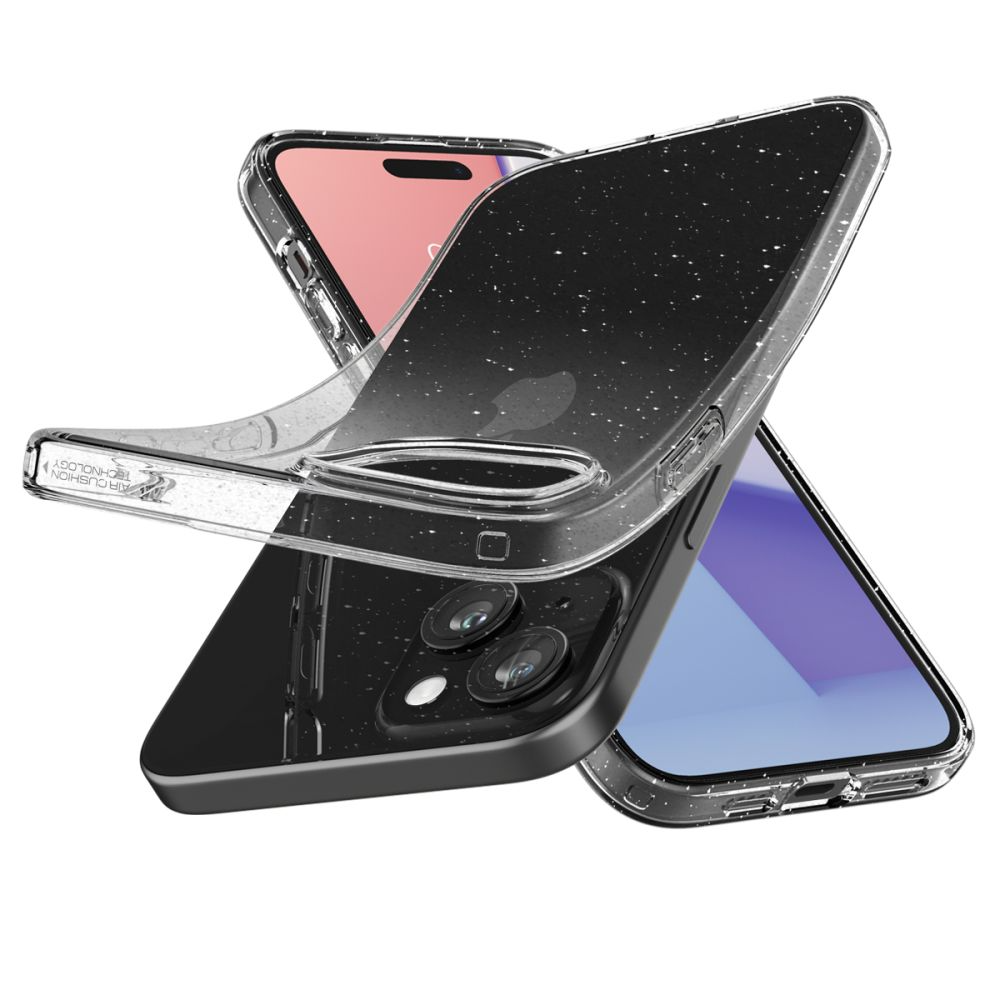 Spigen Spigen iPhone 15 Plus Mobilskal Liquid Crystal - Glitter Clear