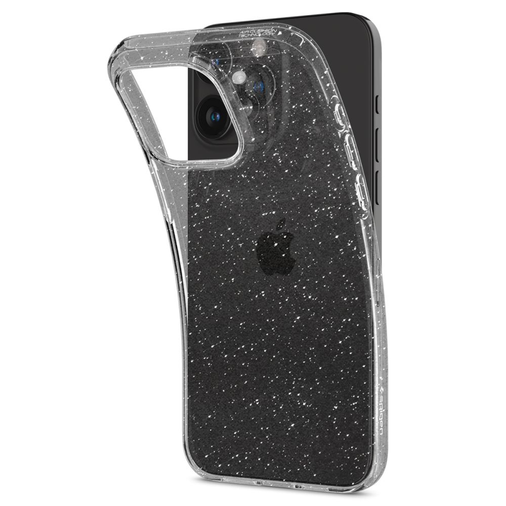 Spigen Spigen Mobilskal till iPhone 15 Pro Max Liquid Crystal - Glitter Clear