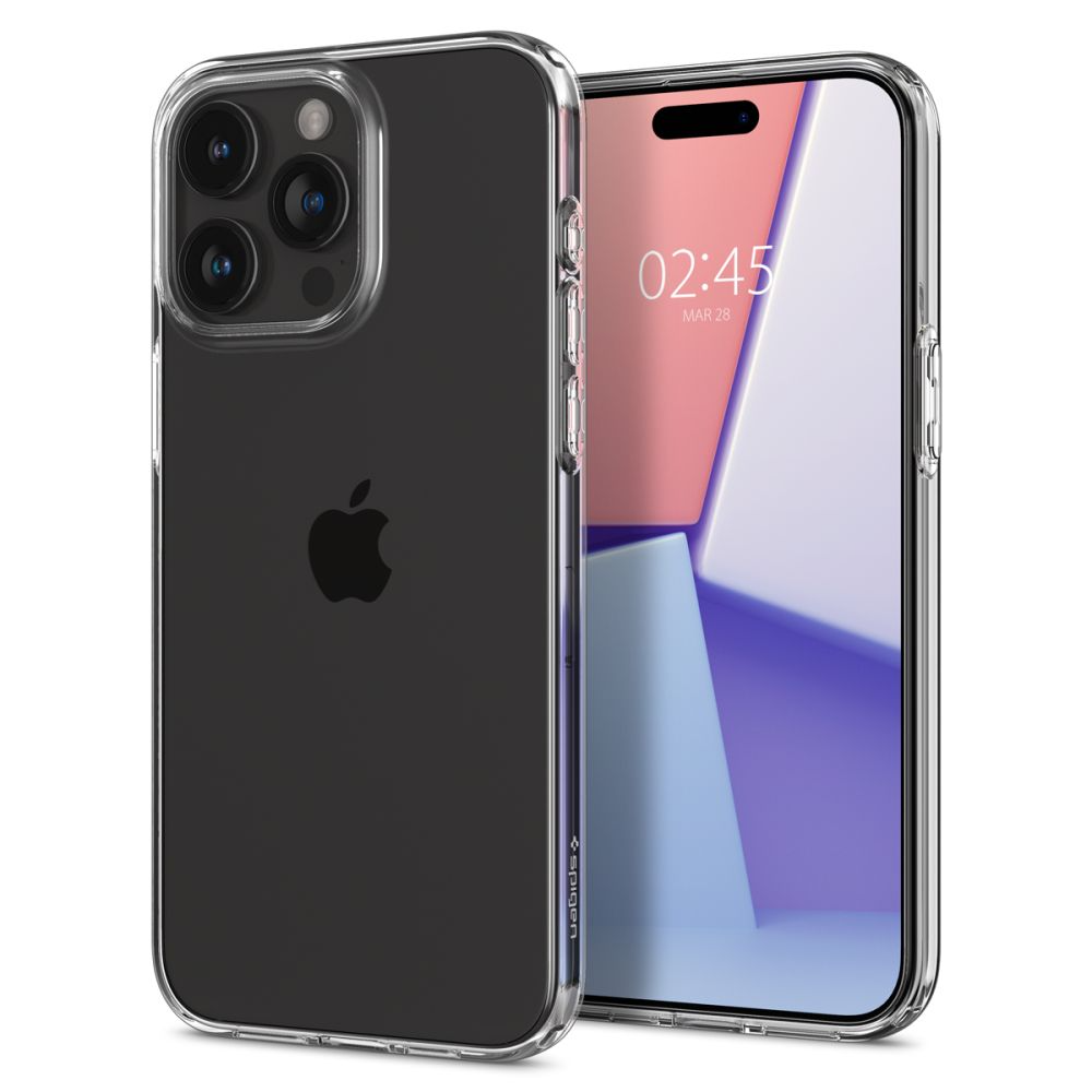 Spigen Spigen iPhone 15 Pro Mobilskal Liquid Crystal - Clear