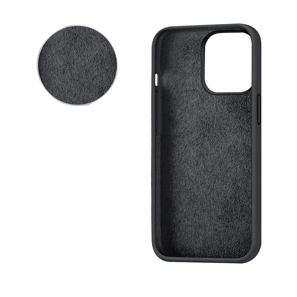 SiGN SiGN Mobilskal till iPhone 15 Pro Max Liquid Silikon - Svart