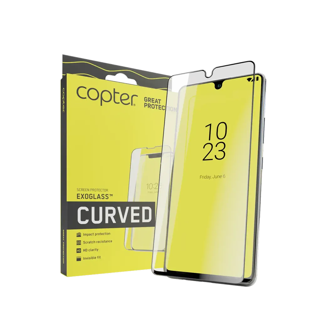 Copter Copter Exoglass Curved Härdat Glas Skärmskydd iPhone 15 Pro Max