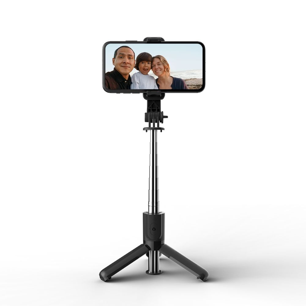 Tech-Protect Trådlös Selfiestick Tripod L02S - Svart