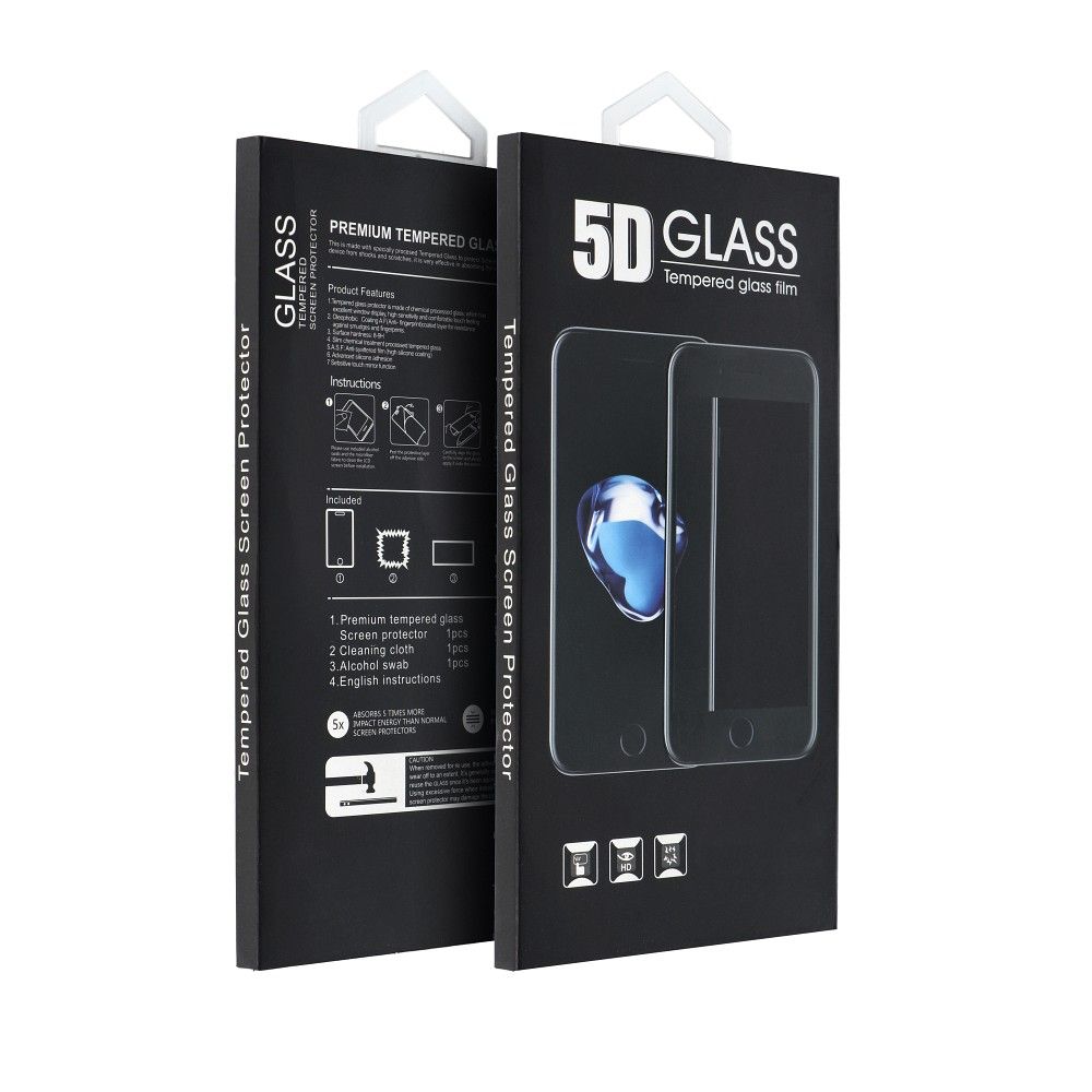 OEM Galaxy A04s 4G/A13 4G/5G Härdat Glas Skärmskydd 5D Full Glue - Svart