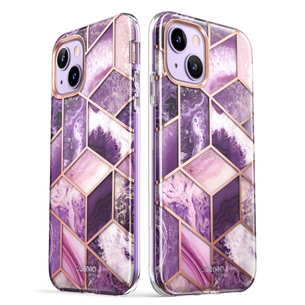 SupCase SupCase iPhone 14 Plus Skal Cosmo - Marmor Lila