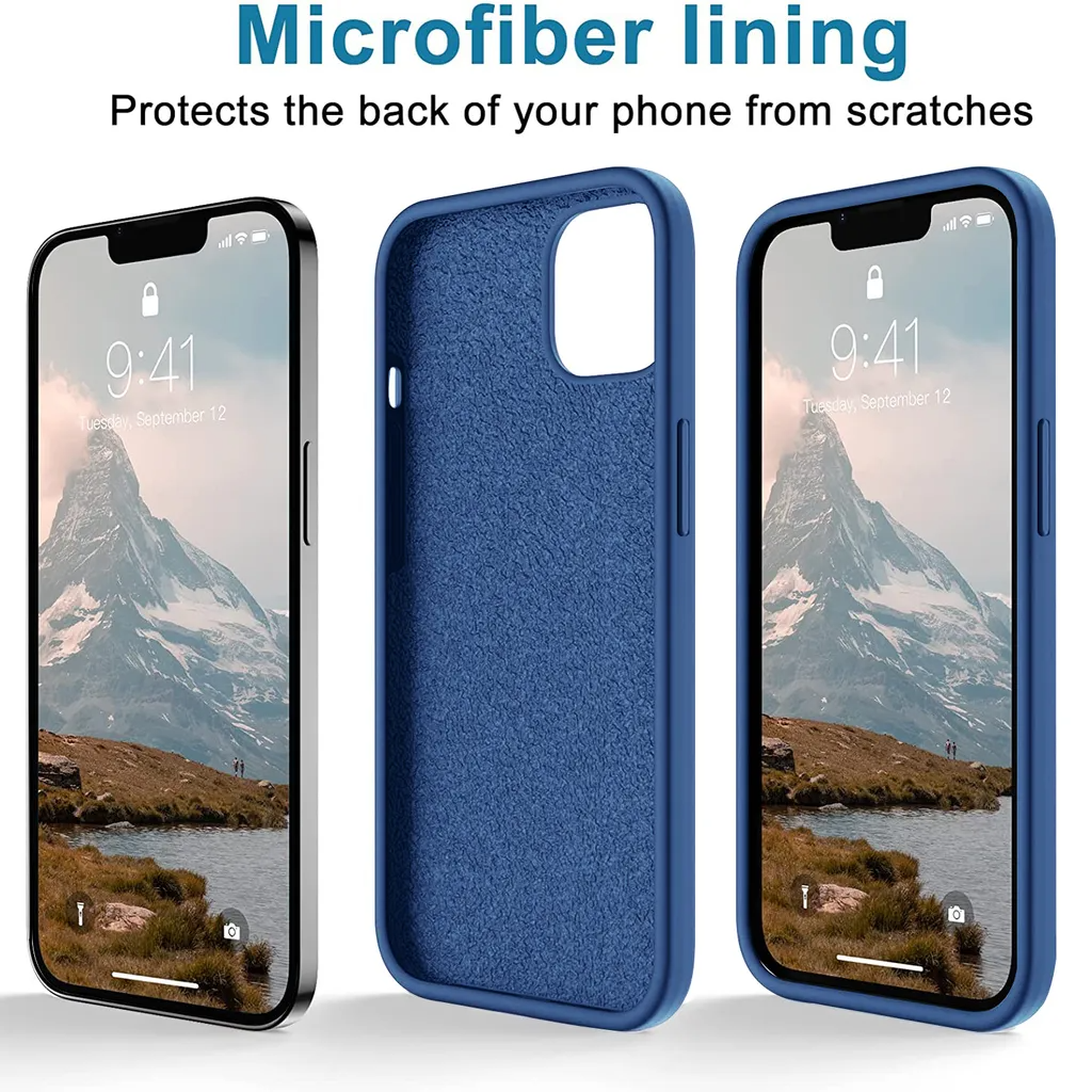 SiGN SiGN Mobilskal till iPhone 15 Liquid Silikon - Blå