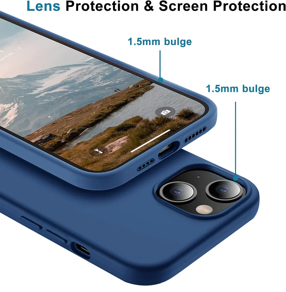 SiGN SiGN Mobilskal till iPhone 15 Liquid Silikon - Blå